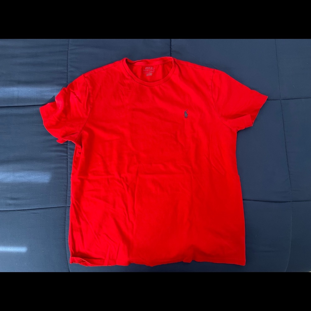 Red Ralph Lauren Polo tee shirt
